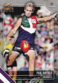 2011 Select AFL Champions #63 Paul Duffield Front